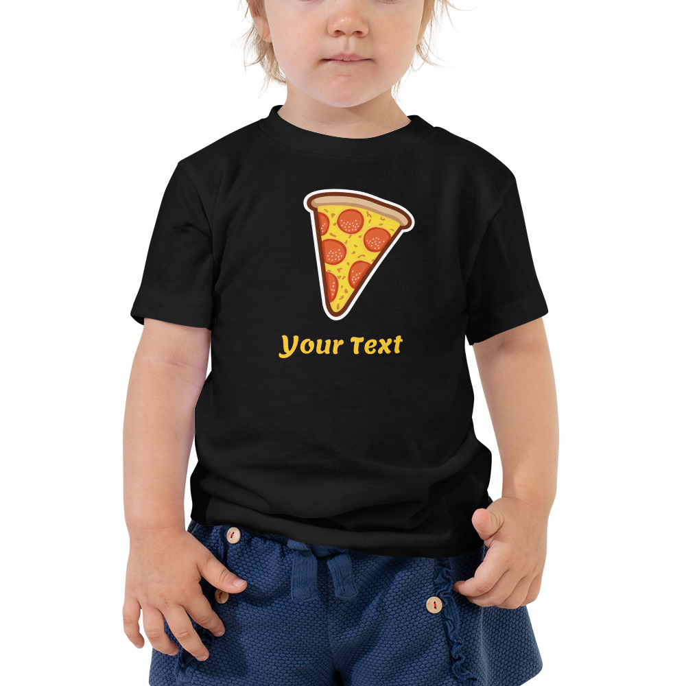Download Personalized Pizza T-Shirt For Toddlers - Birthday Bloom